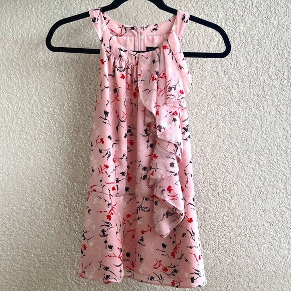 White House Black Market Tops - White House, Black Market Pink sleeveless top with peplum bottom, size 10